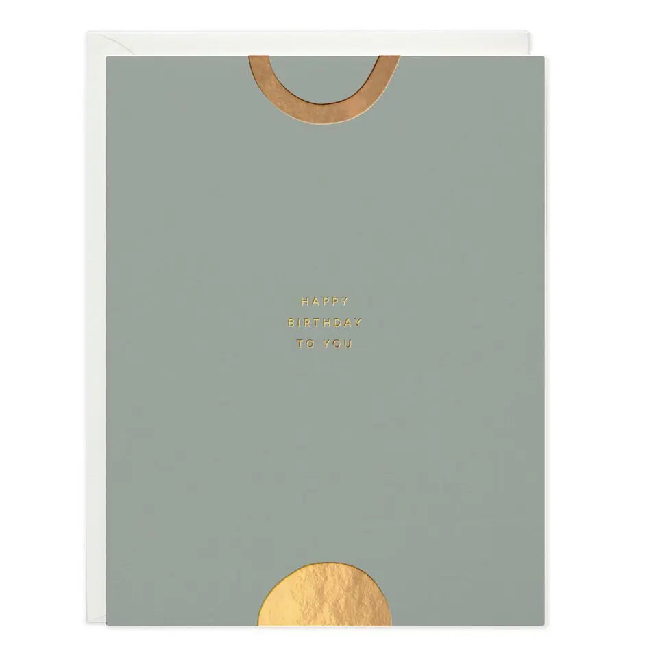 Happy Bday Shapes Card