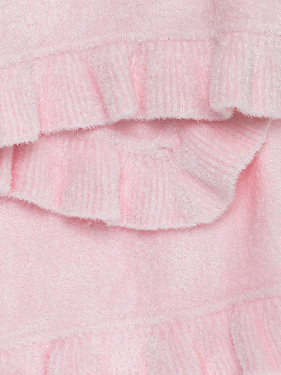 Dolce Ruffle Baby Blanket - Pink