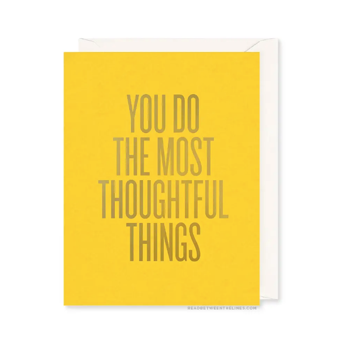 Thoughtful Things Card