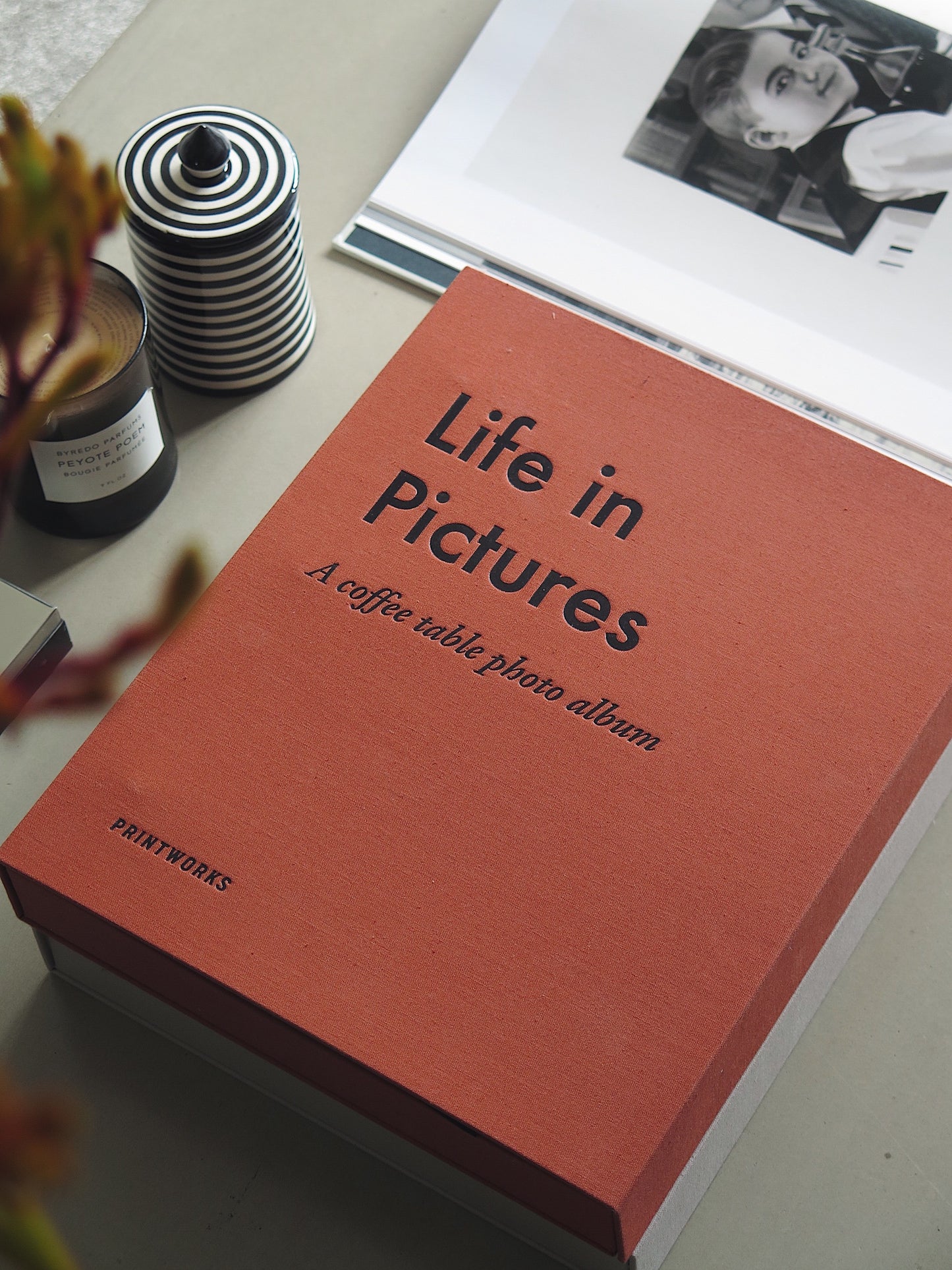 Load image into Gallery viewer, Life In Pictures Orange Photo Album
