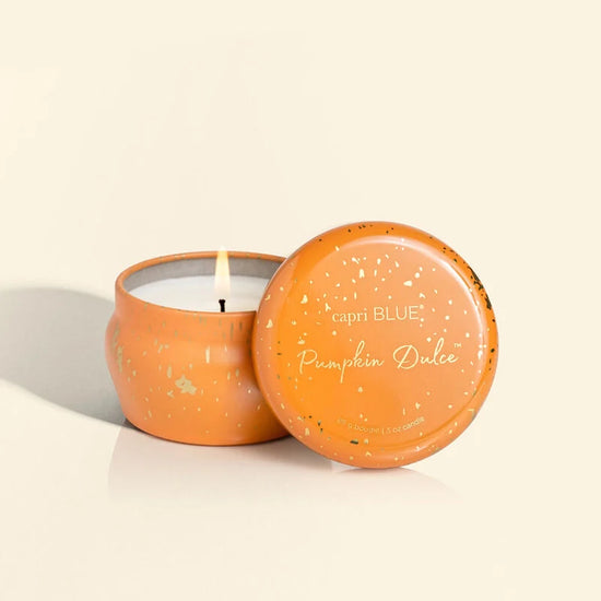 Pumpkin Dulce Glimmer Mini Tin Candle