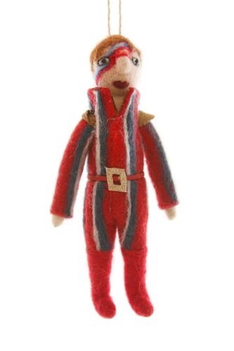 Felt Bowie Ornament